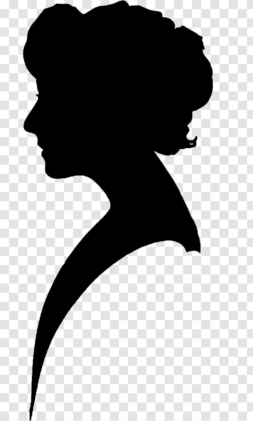 Silhouette Nose Black-and-white Neck - Blackandwhite Transparent PNG