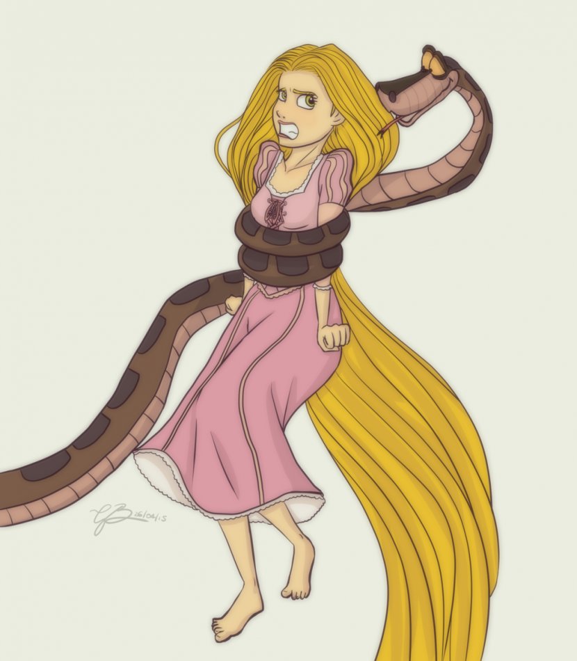 Rapunzel Kaa DeviantArt Tangled - Watercolor - Tree Transparent PNG