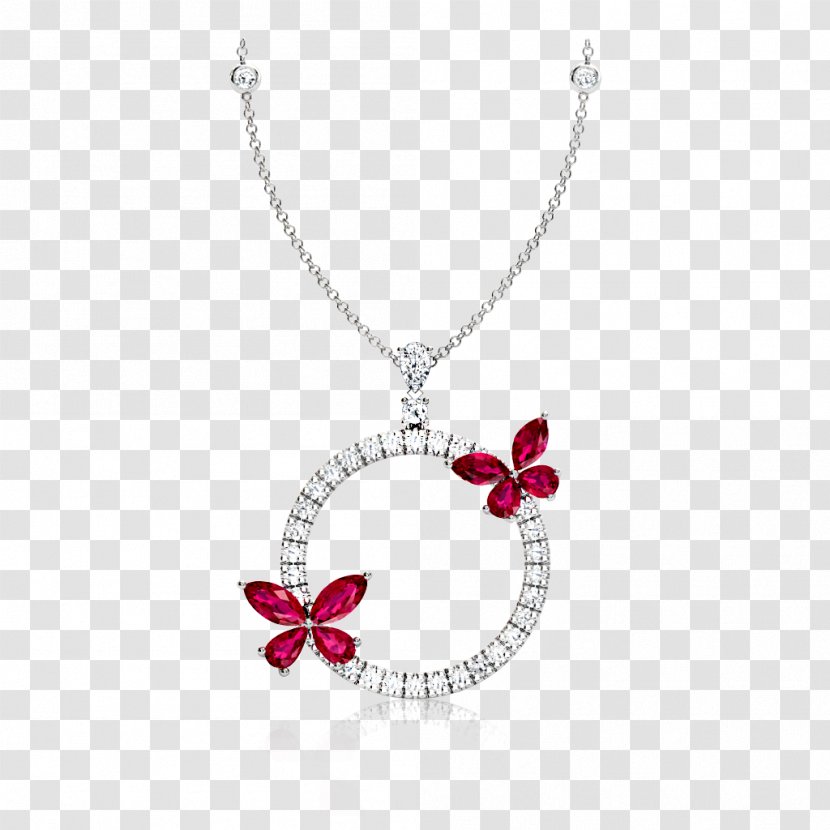 Ruby Necklace Charms & Pendants Diamond Jewellery - Symbol Transparent PNG