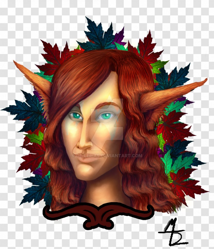 Hair Coloring Leaf - Mythical Creature Transparent PNG