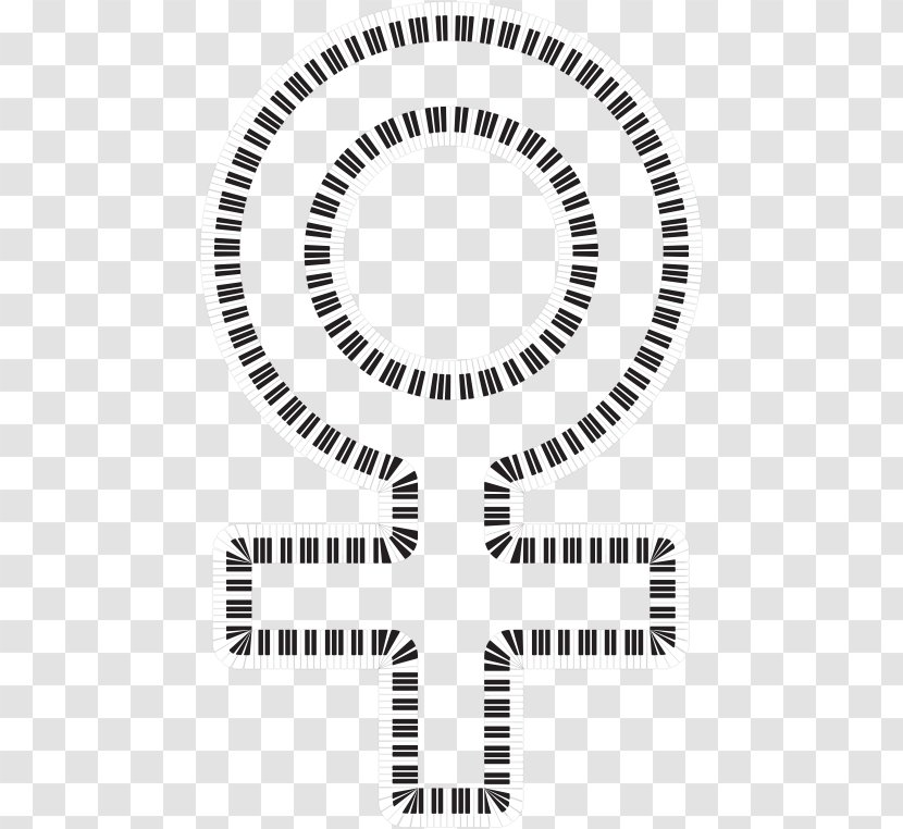 Circle - Black And White - Female-symbol Transparent PNG