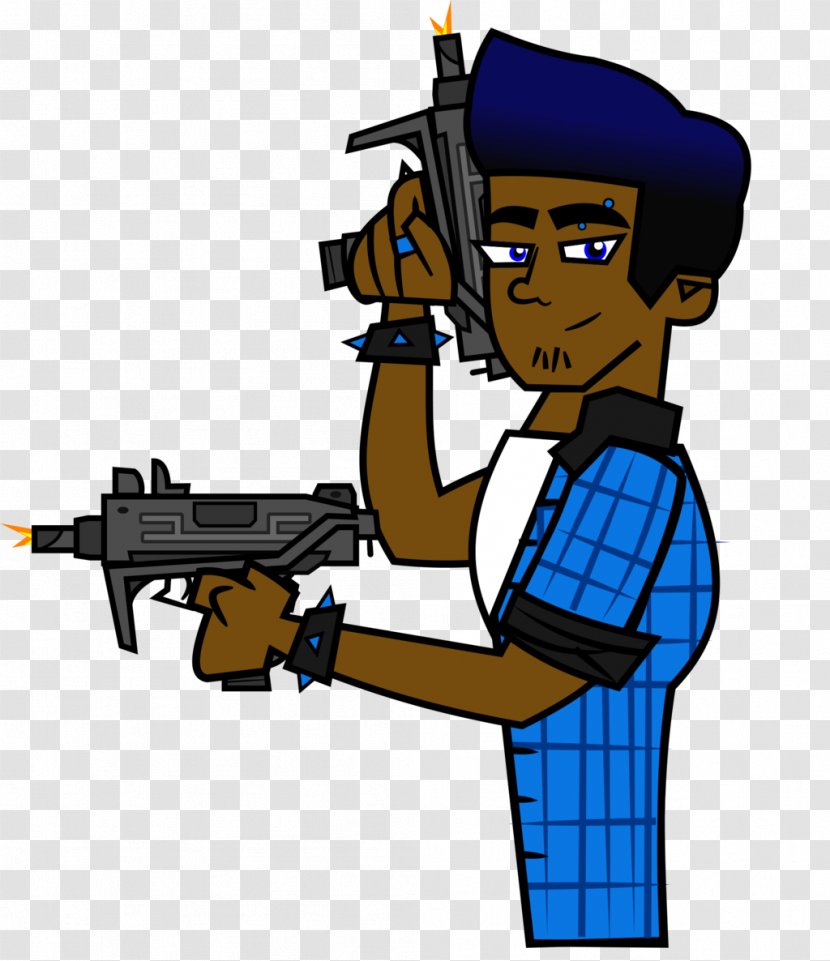 Clip Art Gun Firearm Profession Character - Fiction - Think Fast Transparent PNG