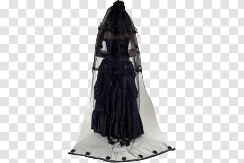 Dress Veil Headband Clothing Bride - Top Hat - Veiled Woman Contemplate Transparent PNG