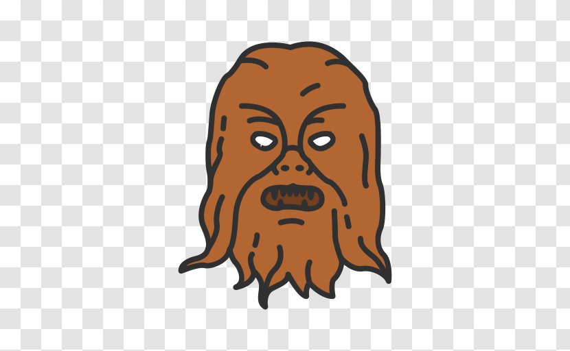 Chewbacca Han Solo Wookiee - Logo - Star Wars Transparent PNG