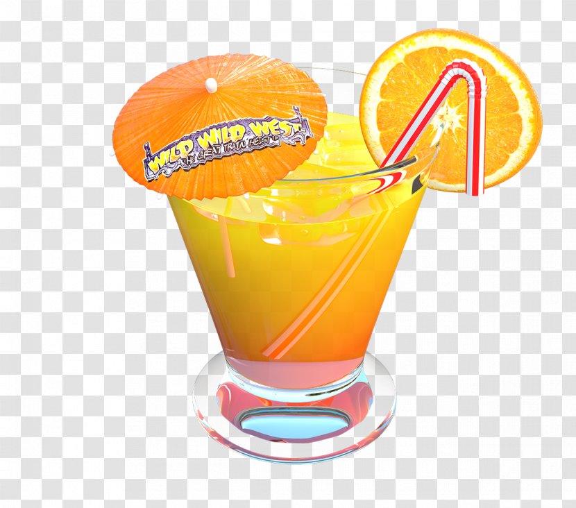 Orange Drink Juice Harvey Wallbanger Cocktail Garnish - Thumbnail Transparent PNG