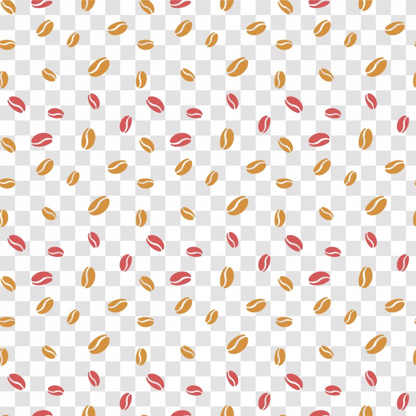 Arabica Coffee Breakfast Bean - Material - Small, Fresh And Colorful Beans Transparent PNG