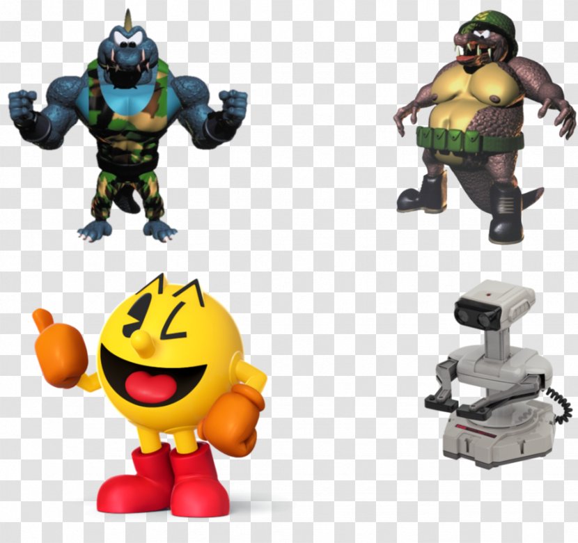 Super Smash Bros. For Nintendo 3DS And Wii U Ultimate Pac-Man Video Games - Action Figure - Bulk Couple Transparent PNG