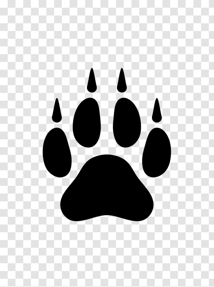 Paw Arctic Wolf Clip Art - Footprint - Dog Transparent PNG