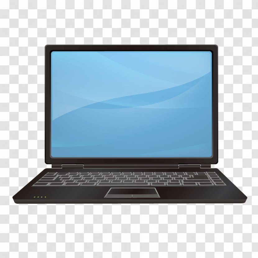 Laptop Netbook Computer File - Multicore Processor - Black Transparent PNG