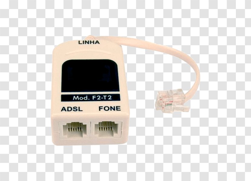 DSL Filter Asymmetric Digital Subscriber Line Surge Protector Telephone Internet - Technology - LCD Tv Transparent PNG