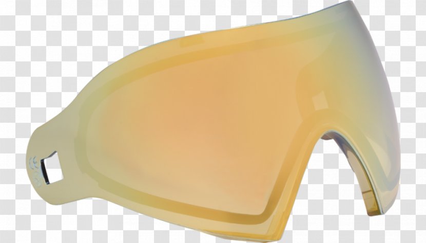 Goggles Mask Lens Glass Airsoft - Yellow Transparent PNG