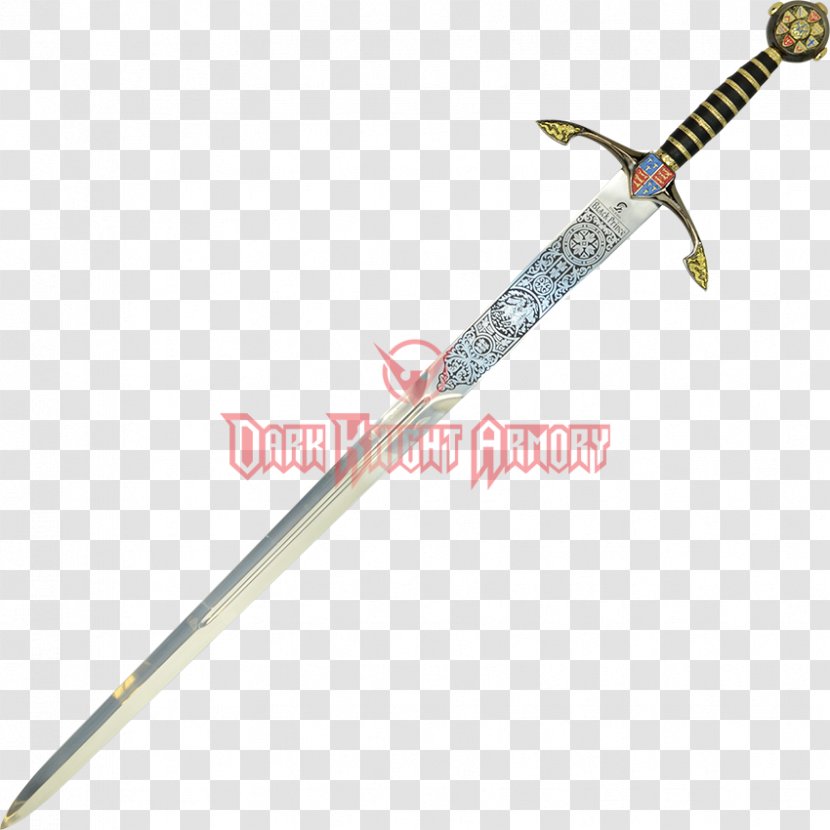 Saber Excalibur Fate/stay Night King Arthur Sword - Watercolor Transparent PNG