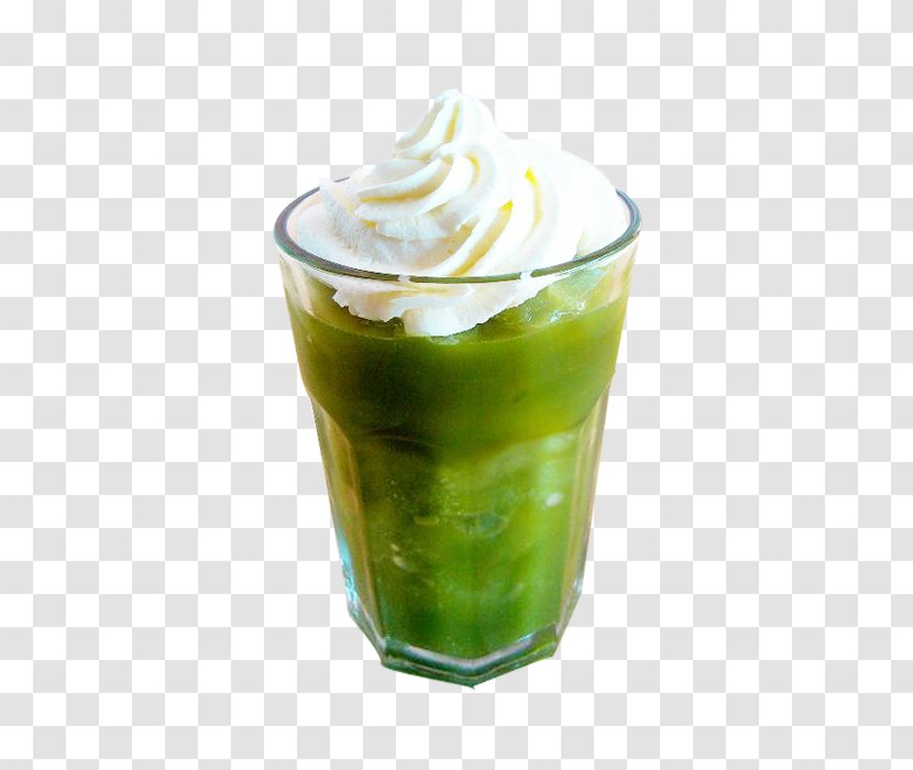 Ice Cream Coffee Tea Juice Milkshake - Non Alcoholic Beverage - Matcha Transparent PNG