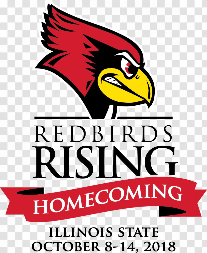 Illinois State University Redbirds Football Men's Basketball College - Text - Logo Transparent PNG