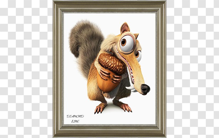 Scrat Animated Film Sid Ice Age - Squirrel Transparent PNG