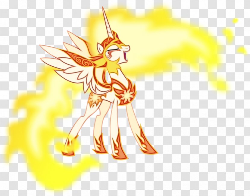 Fairy Insect Horse ISTX EU.ESG CL.A.SE.50 EO Yellow - Pollinator - Drawing Cartoon Transparent PNG