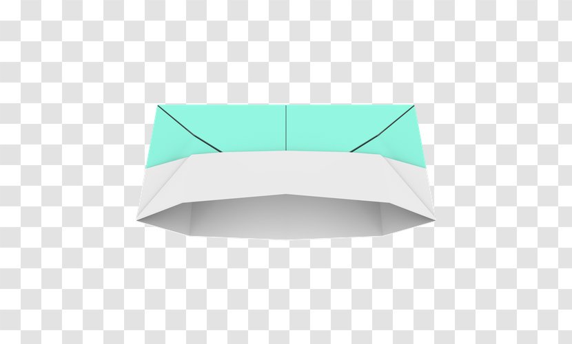 Turquoise Teal Rectangle - Fold Clothes Transparent PNG