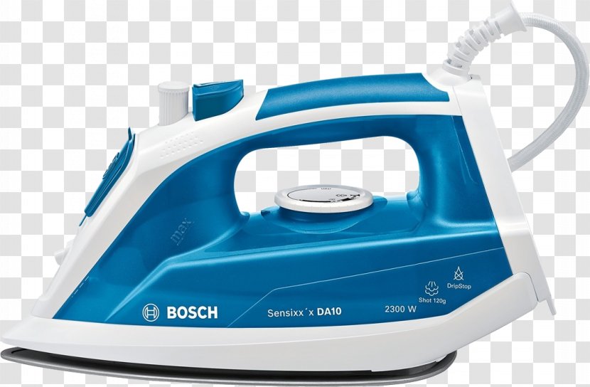 Clothes Iron Blue Home Appliance Robert Bosch GmbH Small - Russell Hobbs Transparent PNG