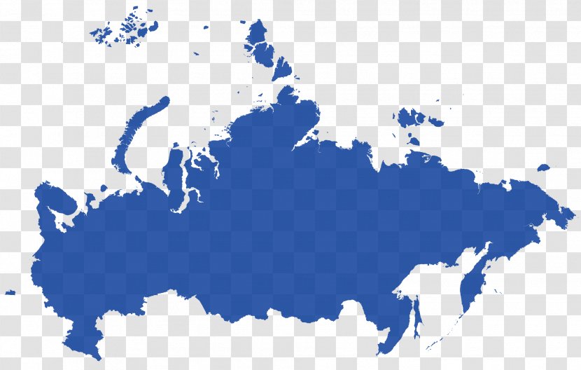 Russia Vector Map Royalty-free - Sky Transparent PNG