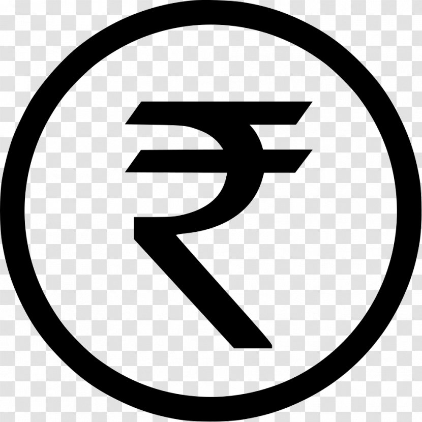 Indian Rupee Sign Currency Symbol - India Transparent PNG