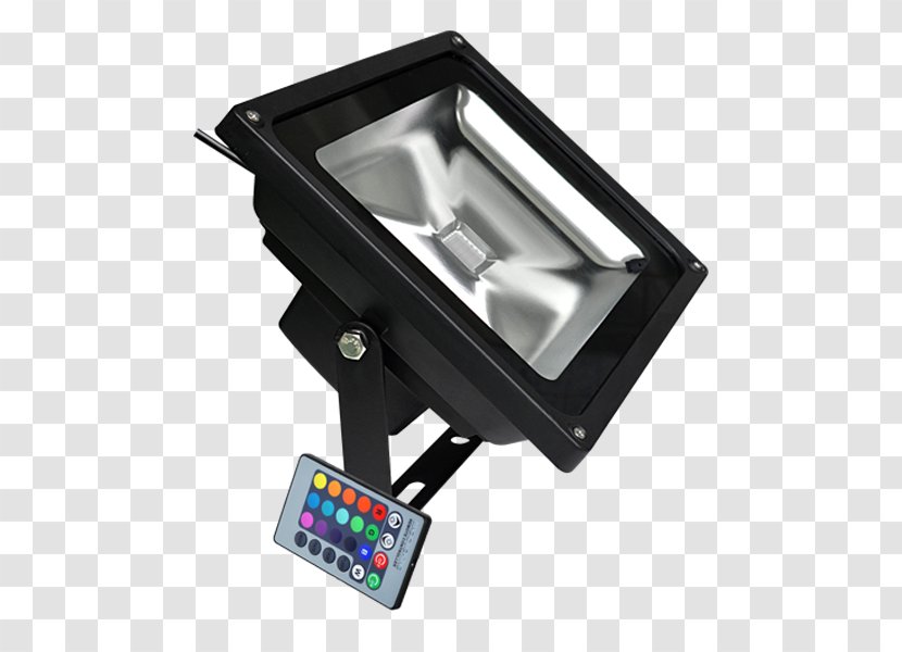 Light-emitting Diode Floodlight RGB Color Model LED Lamp - Reflector - Icon Download Flood Lights Transparent PNG