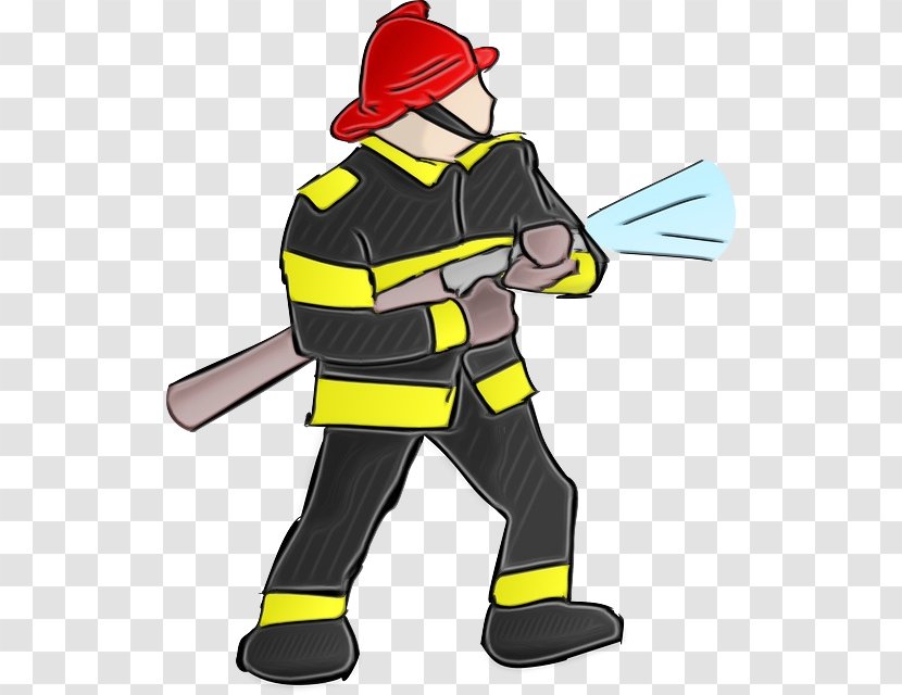 Fireman Cartoon - Volunteer Fire Department - Job Transparent PNG
