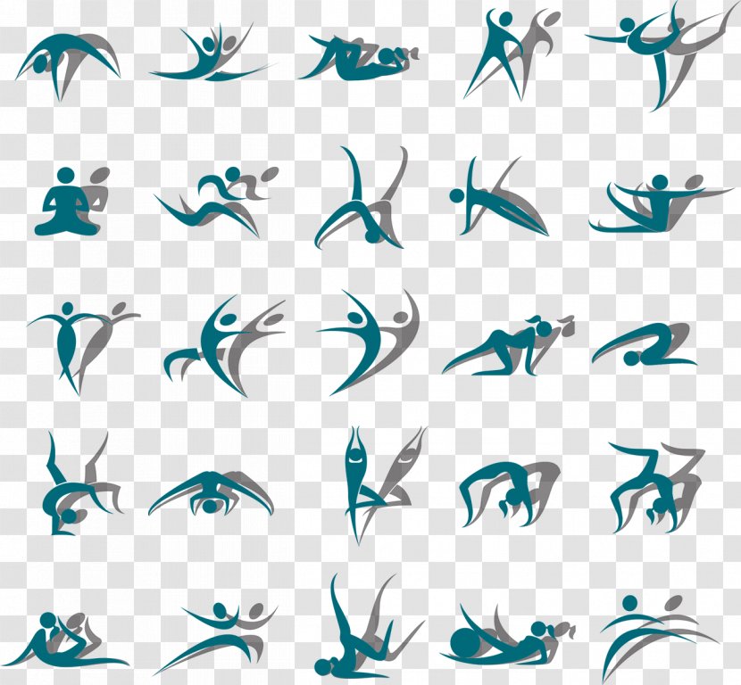 Silhouette Yoga - Artwork - Figures Transparent PNG