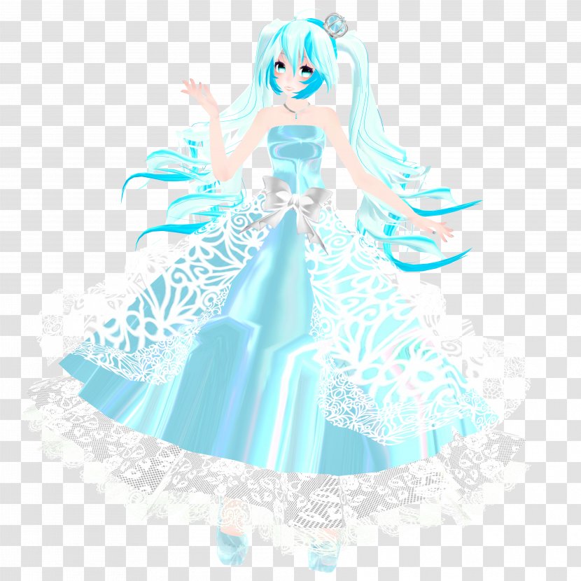 Hatsune Miku MikuMikuDance DeviantArt Princess Line - Flower Transparent PNG