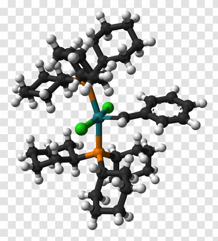 Grubbs' Catalyst Ball-and-stick Model Molecule Organometallic Chemistry Organic - Compound Transparent PNG