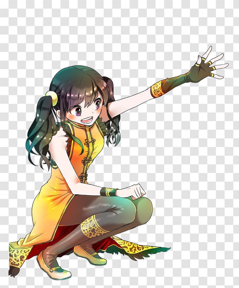 Tekken 7 Cartoon Figurine Chloé - Ling Xiaoyu Transparent PNG