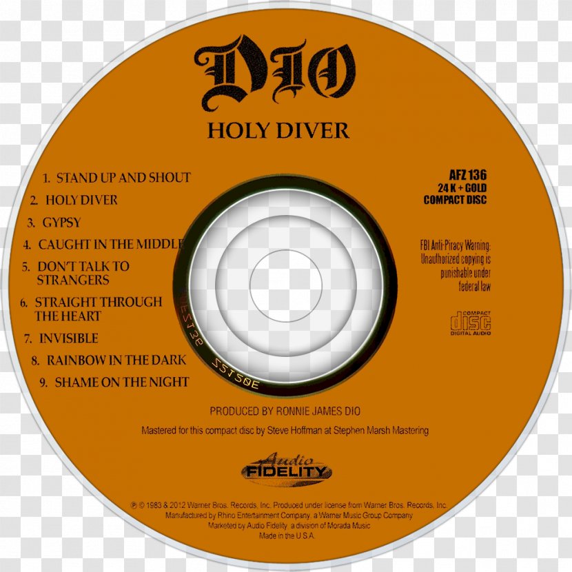 Compact Disc Holy Diver Live Dio Album - Tree - City Transparent PNG