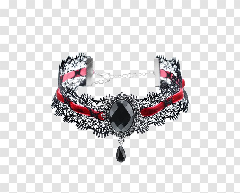 Earring Choker Necklace Velvet Gemstone - Charms Pendants - Swing Dress Transparent PNG