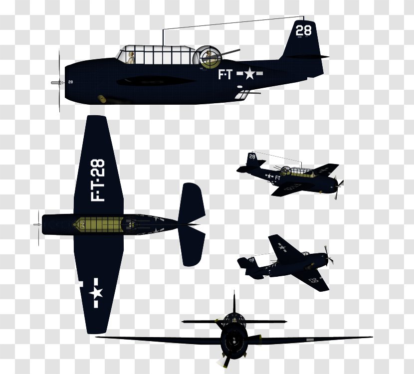 North American T-6 Texan Military Aircraft General Aviation - T 6 Transparent PNG