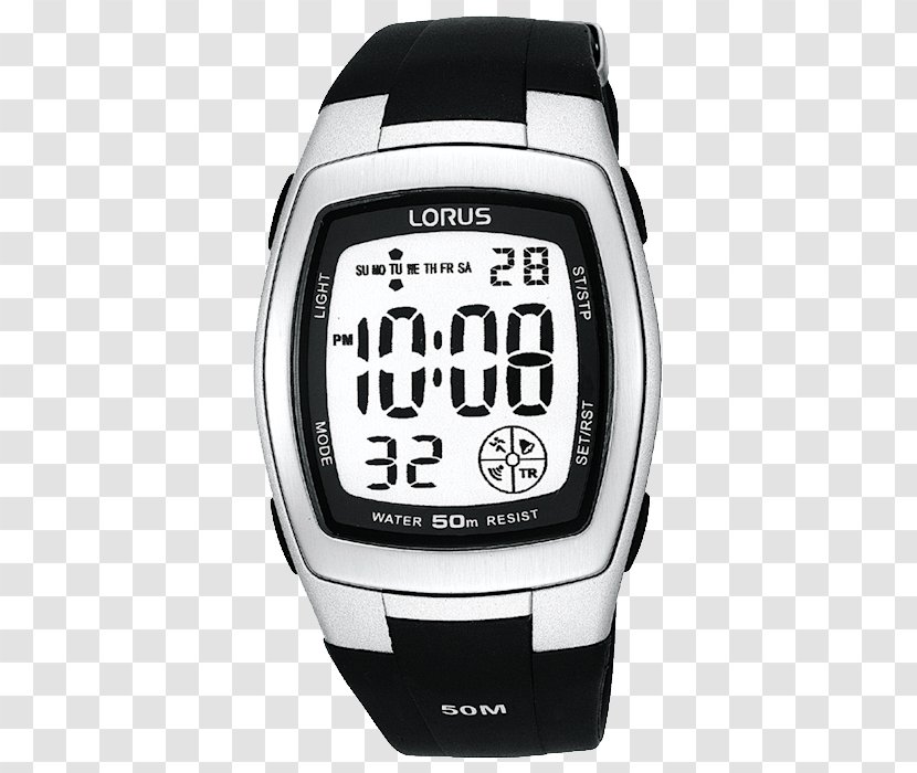 Watch Lorus Chronograph Seiko Digital Clock - Strap Transparent PNG