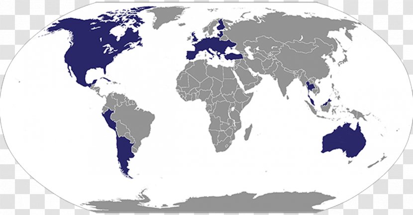 World Map United States Robinson Projection - City Transparent PNG