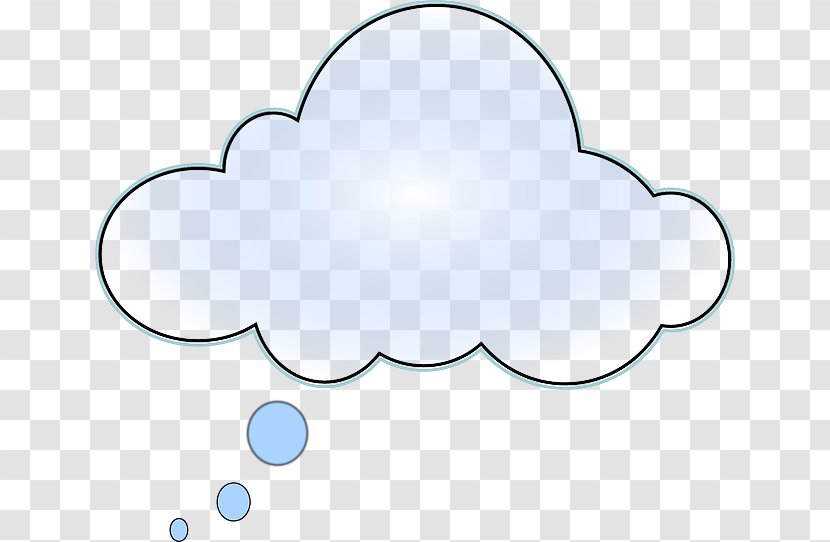 Cloud Speech Balloon Clip Art - Cartoon Transparent PNG