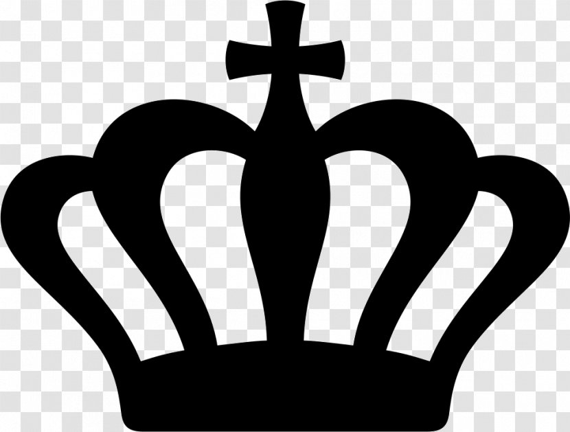 Crown Clip Art - Black And White - An Transparent PNG