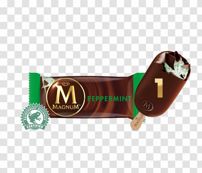Chocolate Ice Cream Mars Magnum - Pepermint Transparent PNG
