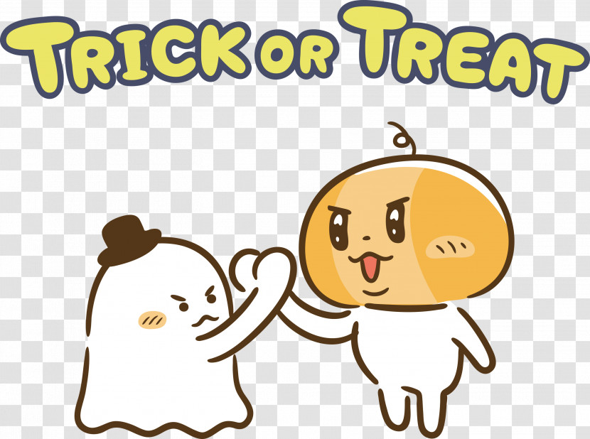 TRICK OR TREAT Happy Halloween Transparent PNG