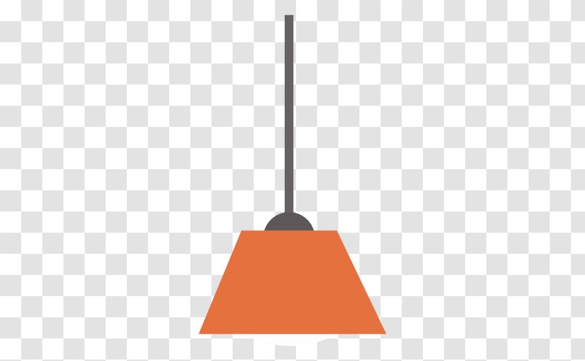 Pendant Light Lamp - Orange Transparent PNG