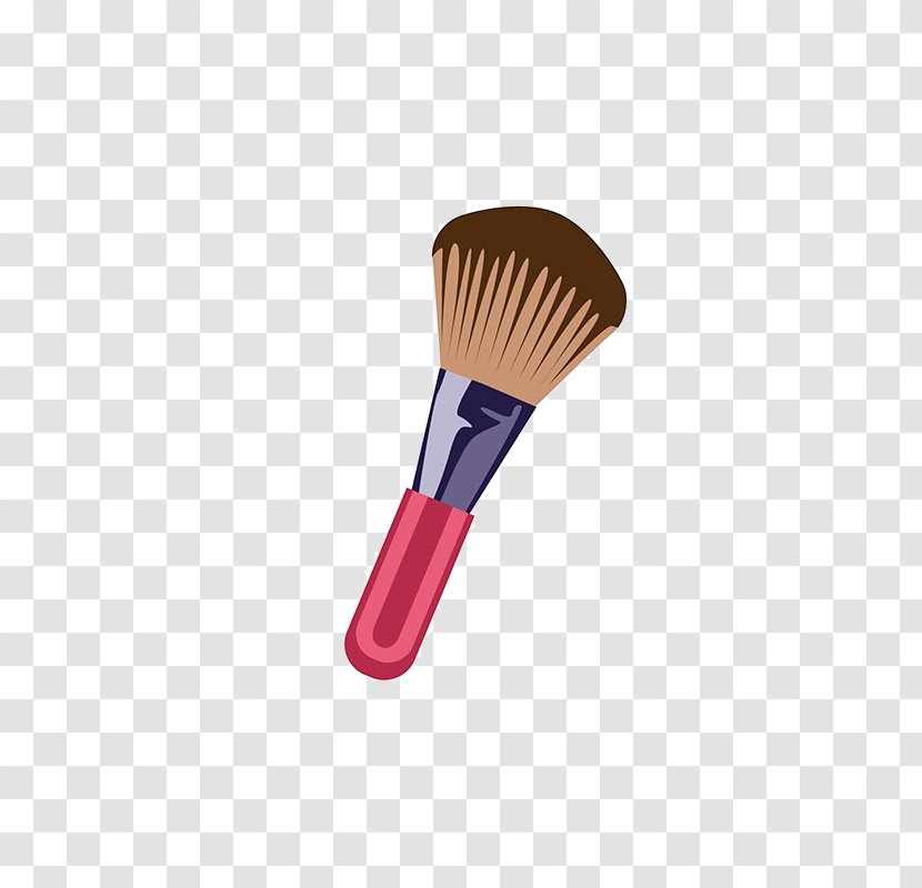 Makeup Brush Make-up - Cosmetics - Free Red To Pull Material Transparent PNG