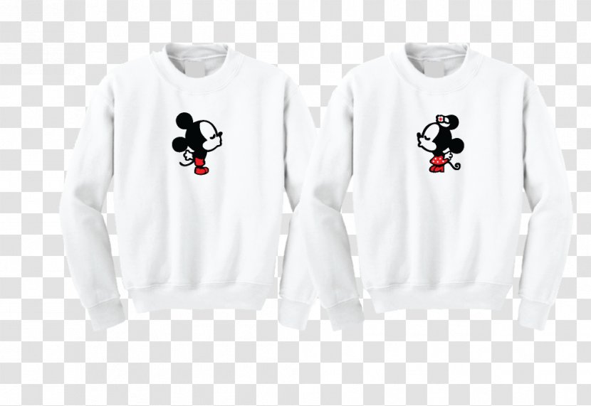 Minnie Mouse T-shirt Mickey Sleeve Hoodie - Mrs Transparent PNG