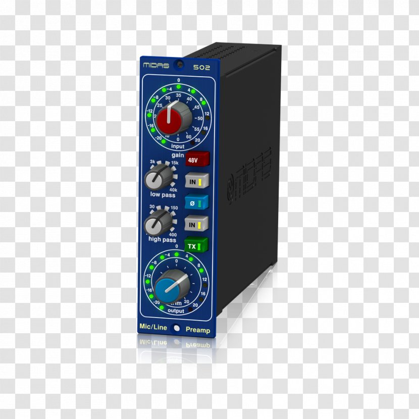 Microphone Preamplifier Audio Mixers Electronic Filter - Technology Transparent PNG