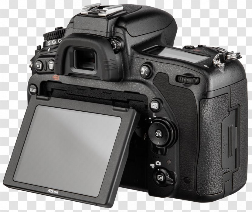 Digital SLR Nikon D750 Camera Lens D7200 D7100 - Hardware Transparent PNG