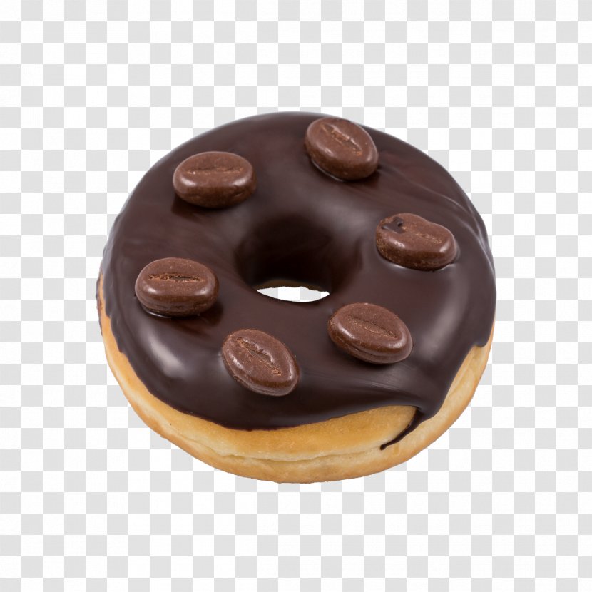 Donuts Chocolate - Dessert Transparent PNG