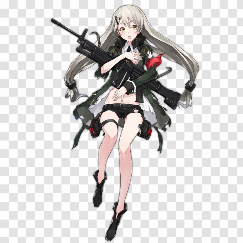 Girls' Frontline Heckler & Koch MG4 Character Design Serbu Super-Shorty Machine Gun - Tree - Watercolor Transparent PNG