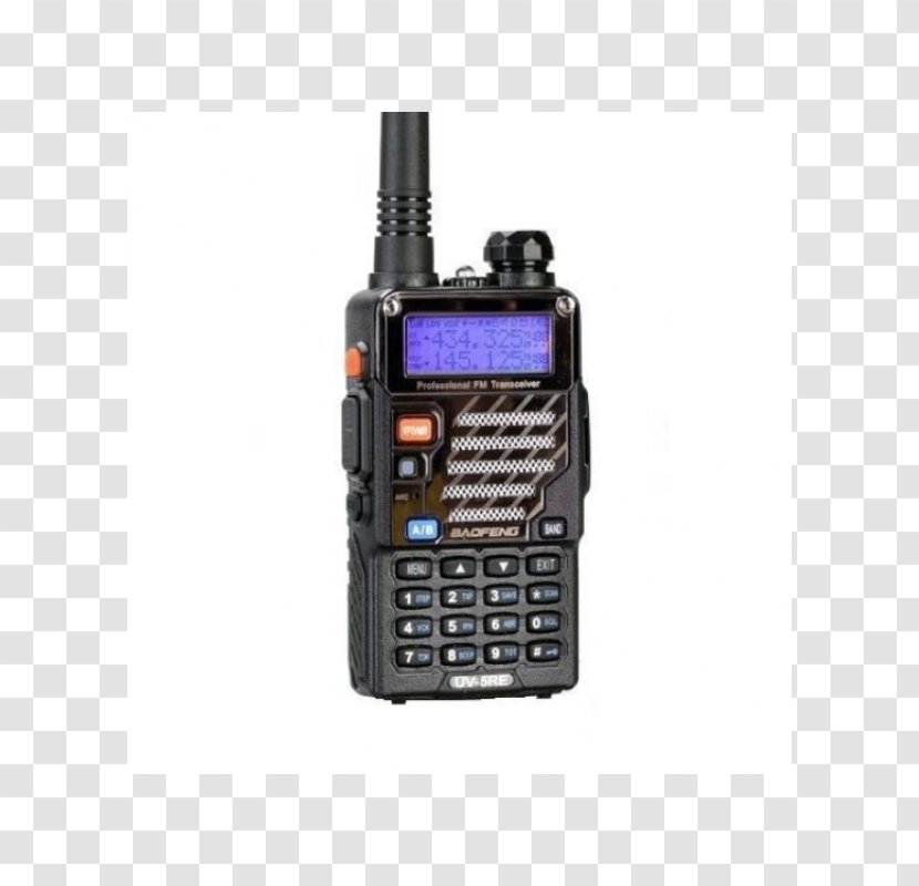 Baofeng UV-5RE Walkie-talkie Two-way Radio FM Broadcasting - Communication Device Transparent PNG