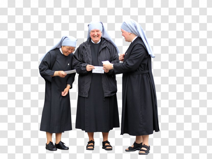 Nun Fantasia Koch Family Woman Robe - Uniform - Outerwear Transparent PNG