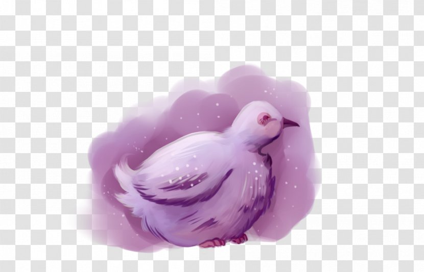 Close-up - Purple - Cherry Blossom Bird Transparent PNG