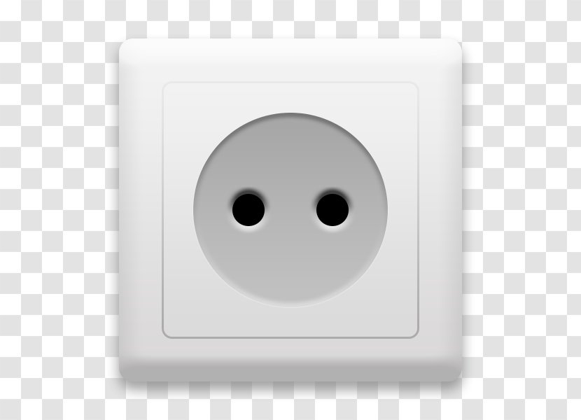 AC Power Plugs And Sockets Smile Icon - Alternating Current - Vector Buttons Socket Transparent PNG